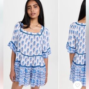 Plays Lucila Drop Waist Printer Cover Up